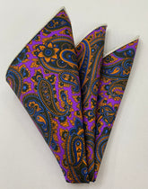 Modern Madder Macclesfield Printed Silk Pocket Square MMPP-96